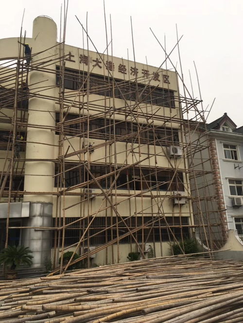 图 嘉定区专业承包钢管脚手架搭建毛竹脚手架搭建 上海租赁